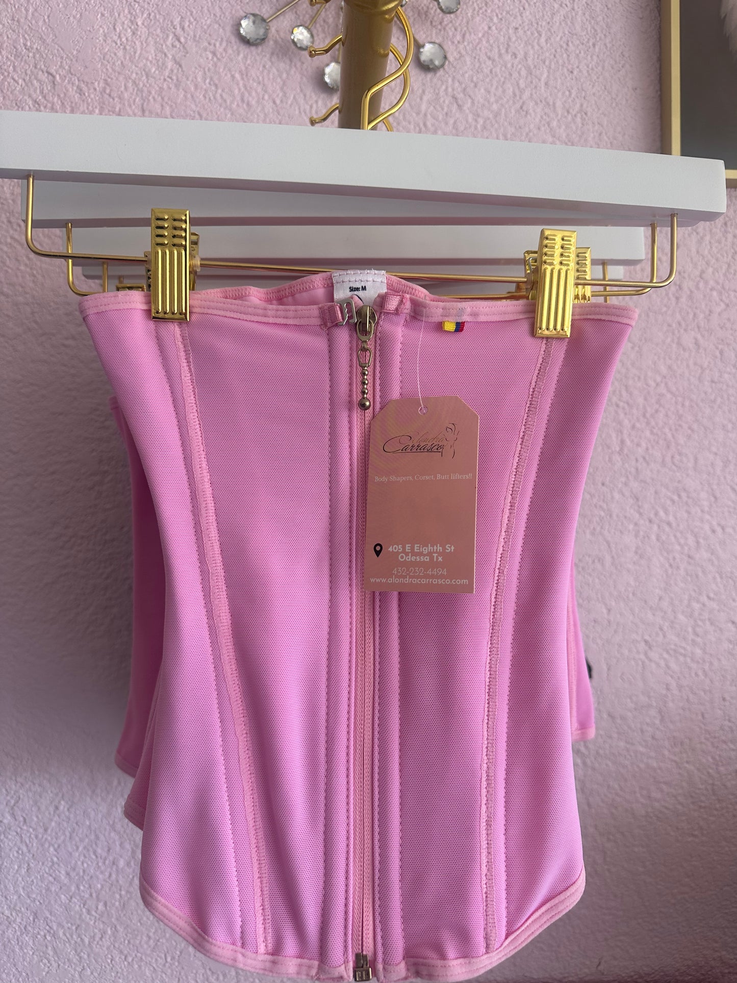 Corset - Cintura de Avispa Rosa