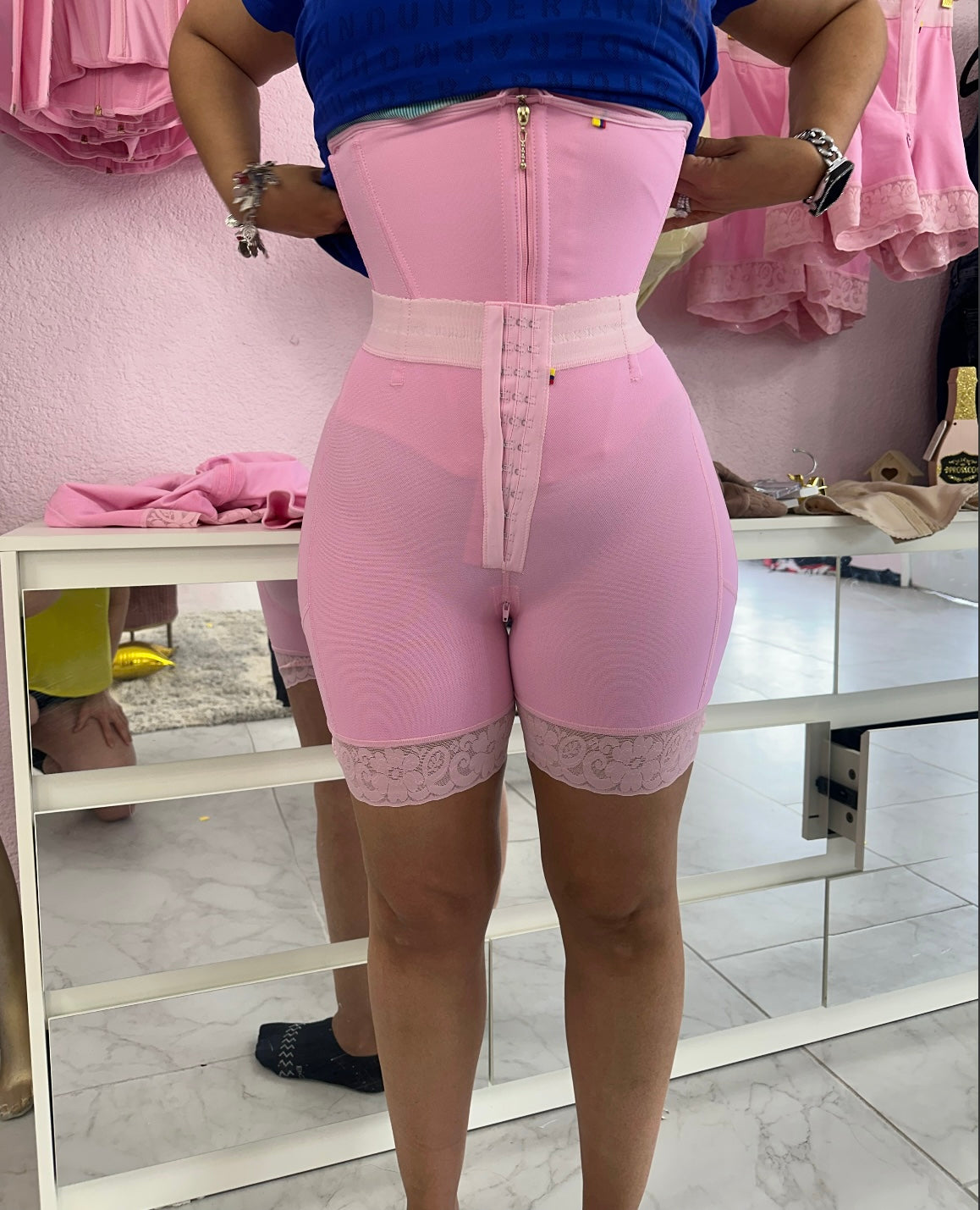 Corset - Cintura de Avispa Rosa