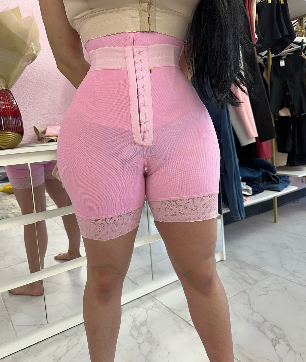 Corset - Cintura de Avispa Rosa