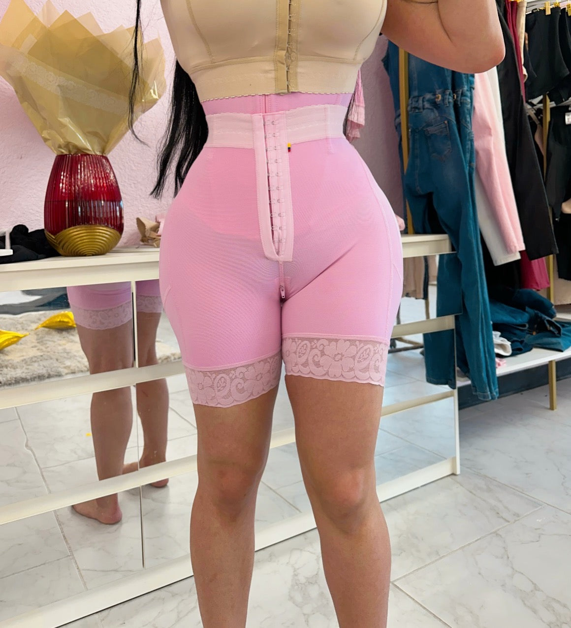 Corset - Cintura de Avispa Rosa