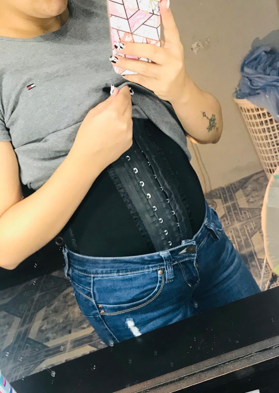 Black Sports Waist Girdle