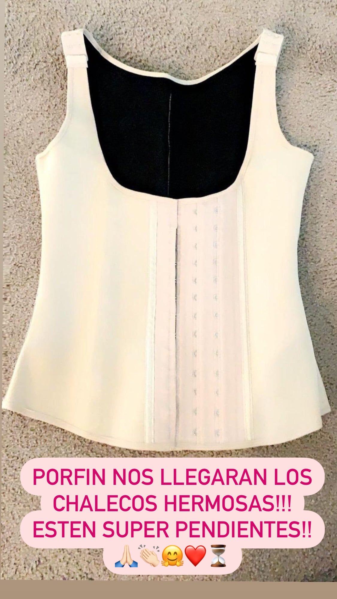 Beige Sash Vest