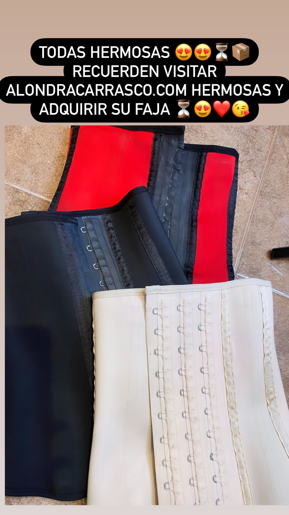 Red Sports Waist Girdle