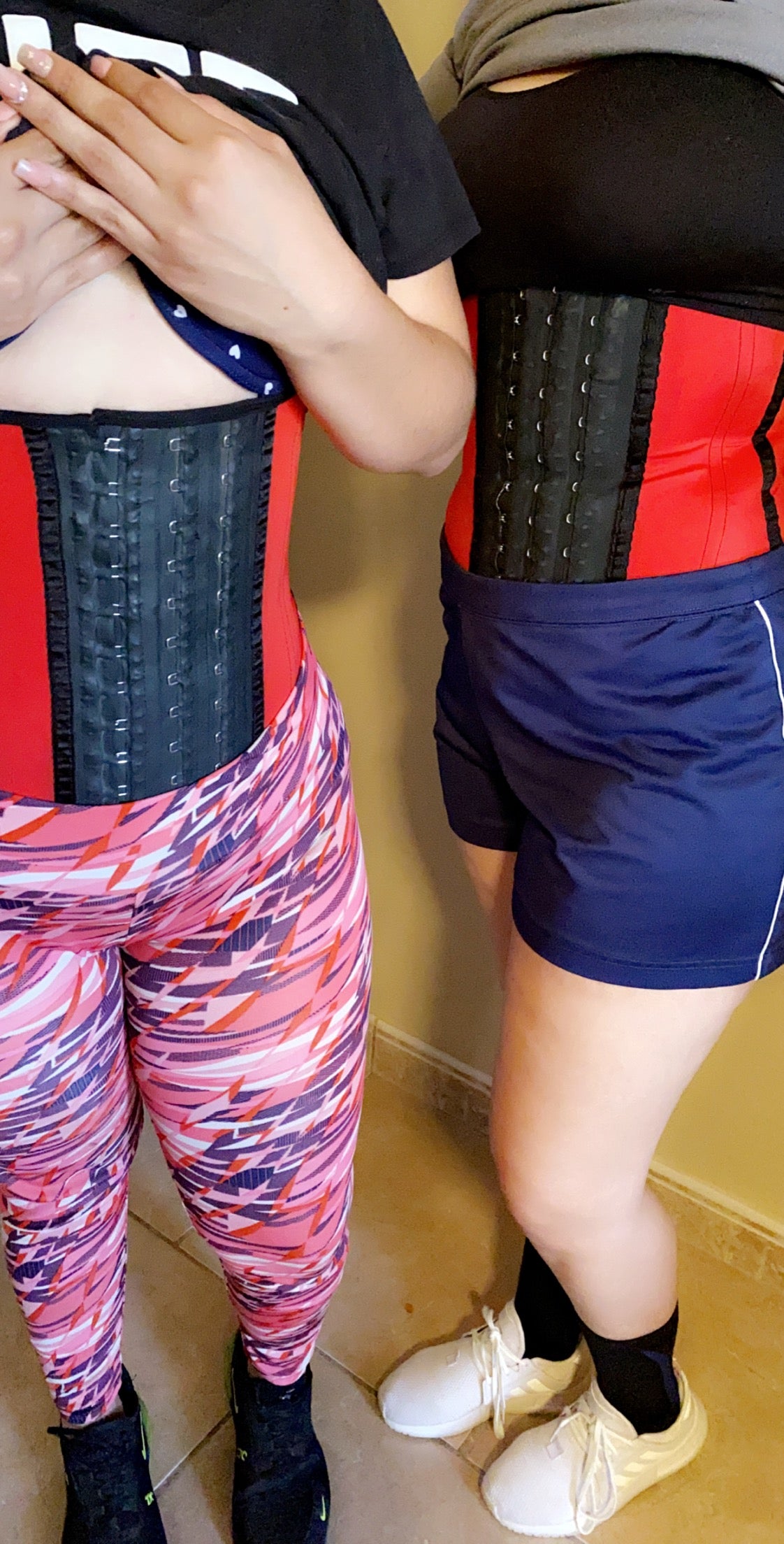 Red Sports Waist Girdle