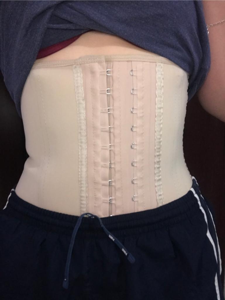 Beige Sports Waist Girdle