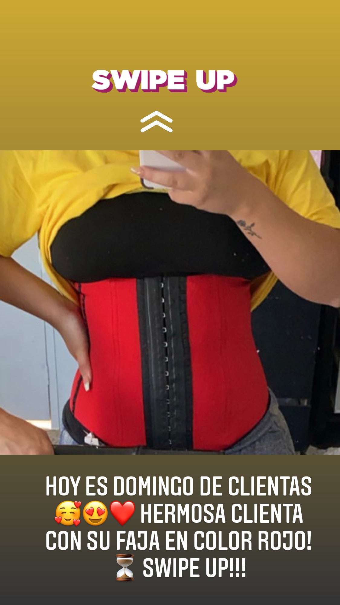 Red Sports Waist Girdle