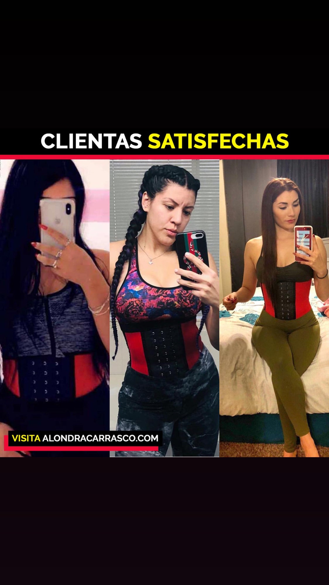 Red Sports Waist Girdle