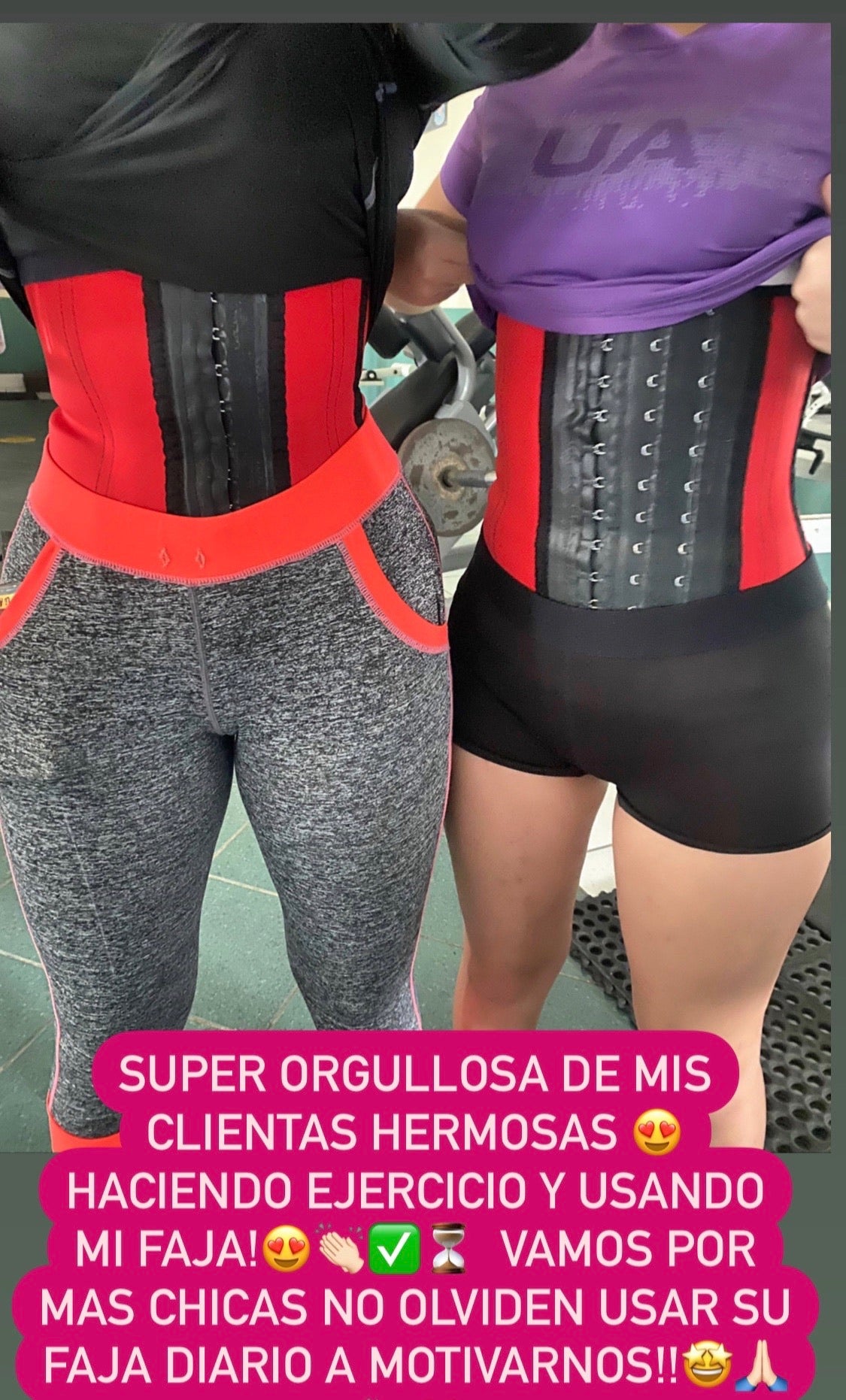 Red Sports Waist Girdle