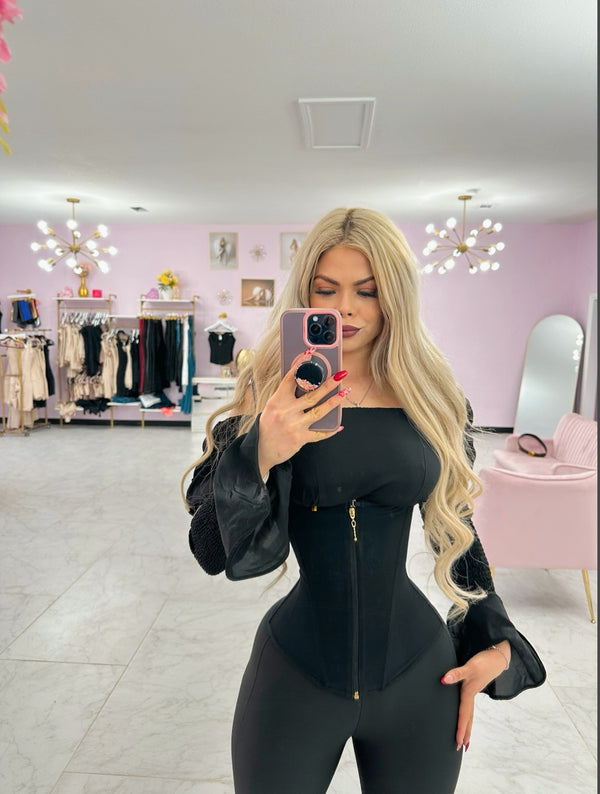 Corset - Cintura de Avispa Negro