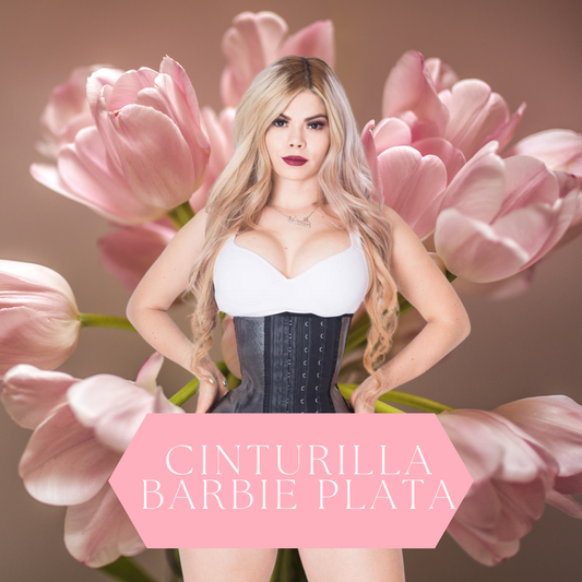 Cinturilla Barbie Plata